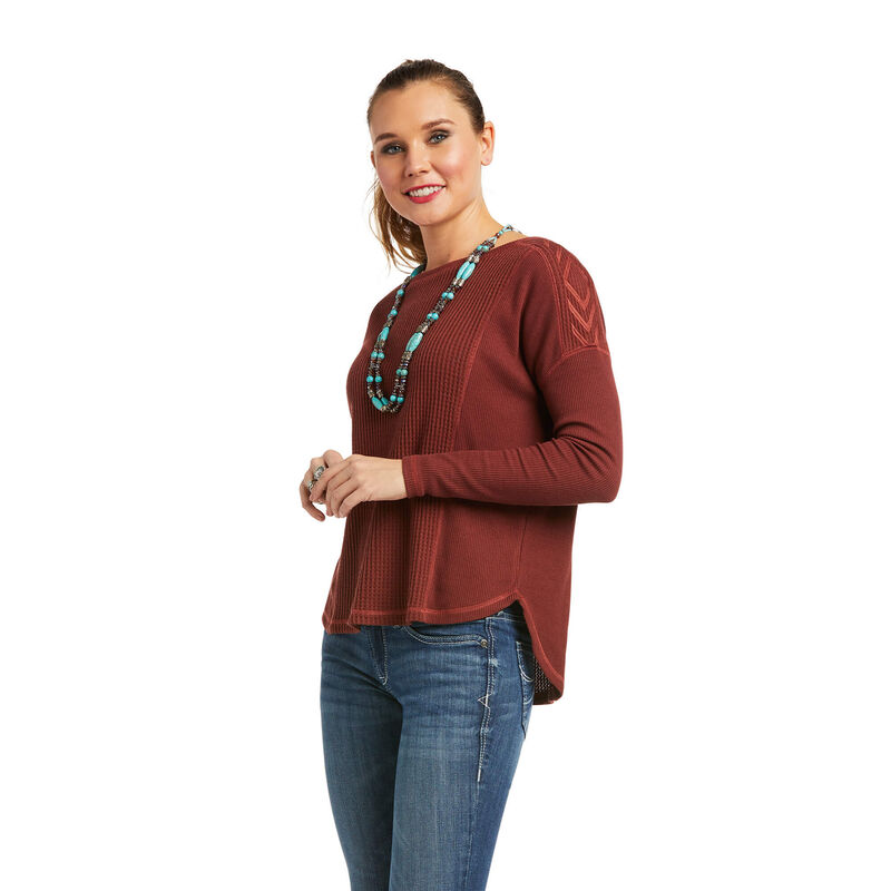 Ariat Hemden Damen - Everyday Braun ( LSBKZ-2768 )